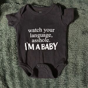 Watch your language Onesie